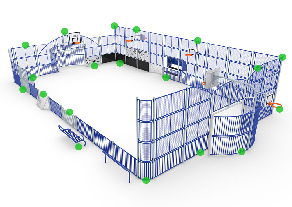 Comment personnaliser le terrain multisports ARENA 